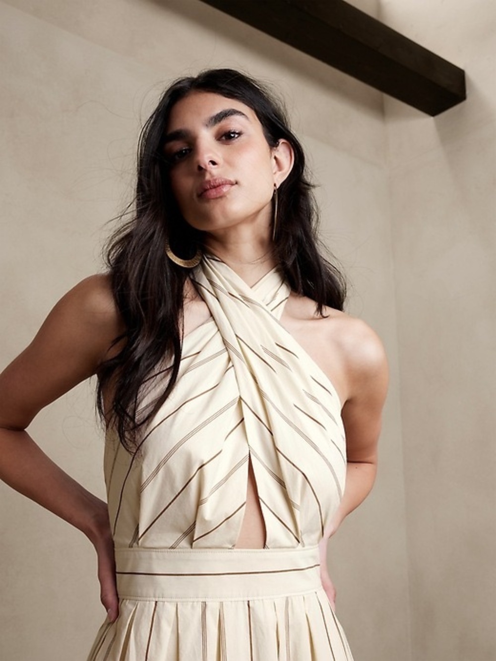 Banana Republic Rhapsody Poplin Maxi Dress
